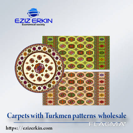 Carpets with Turkmen patterns