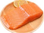 Seafood Frozen Chum Salmon Fillets Skin on Boneless - фото 1